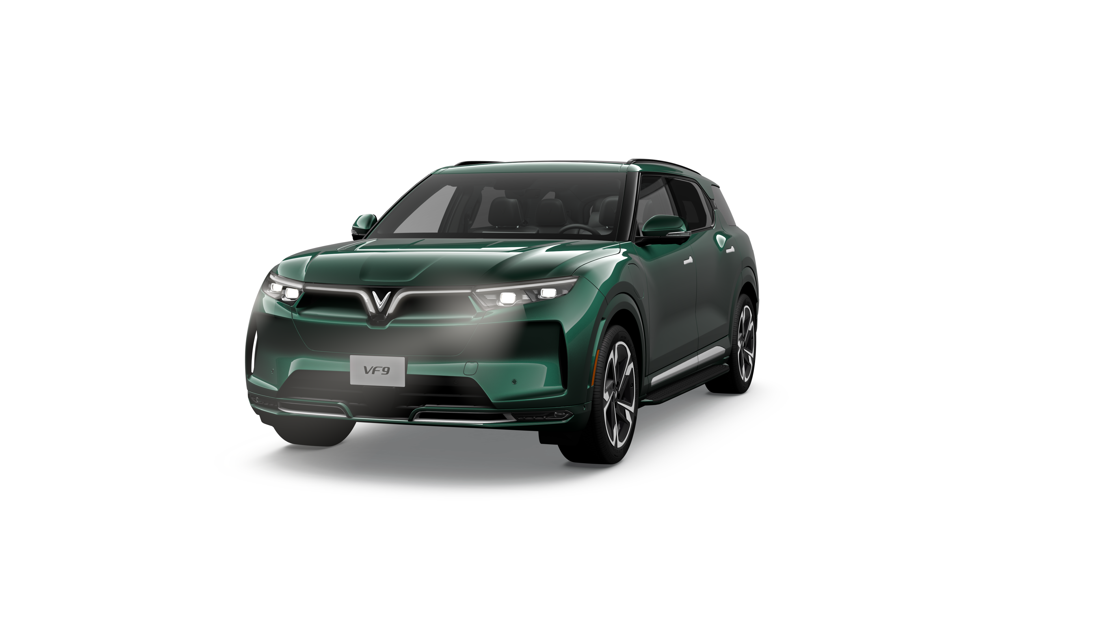 VinFast VF 9 màu xanh rêu