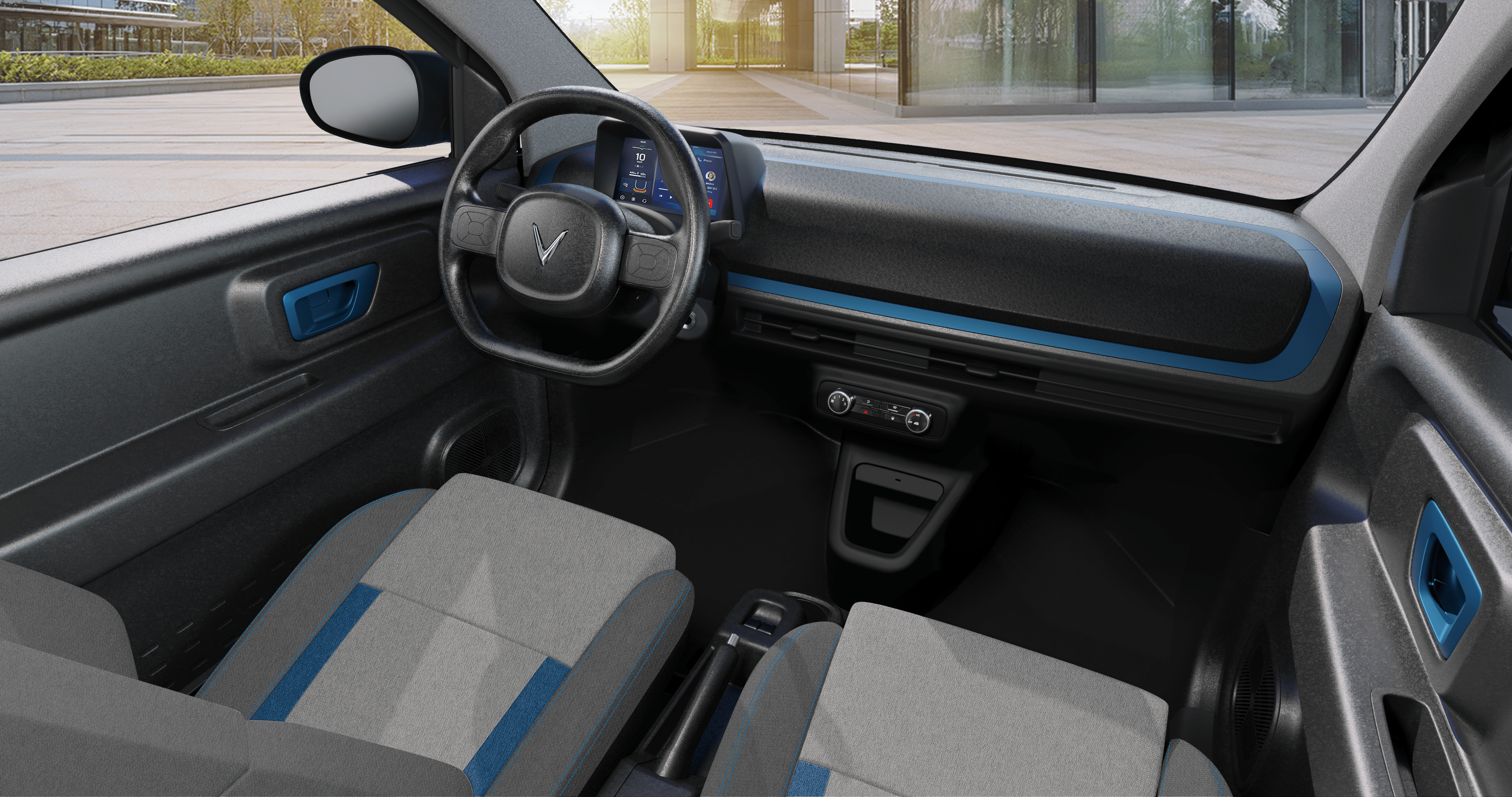 Nội thất xe VinFast Minio Green