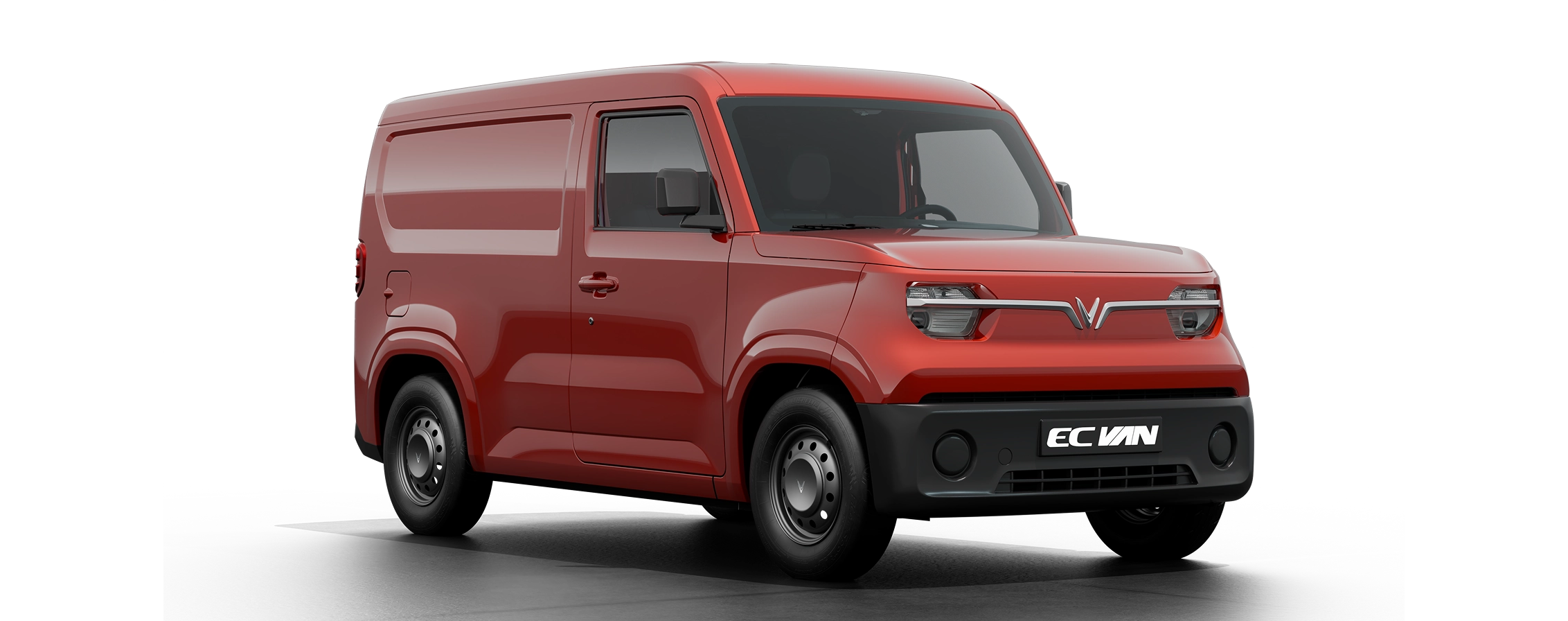 VinFast EC VAN màu đỏ