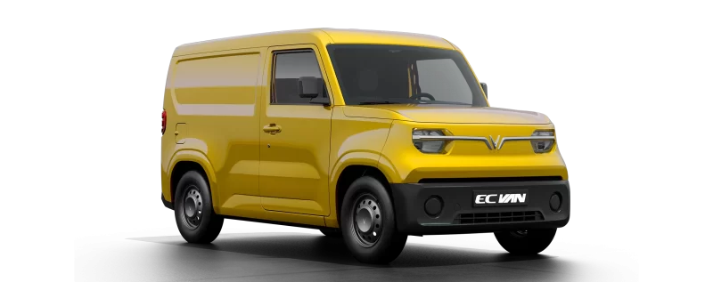 VinFast EC VAN màu Vàng